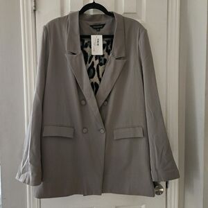 nwt 1x blazer style jacket with stretch